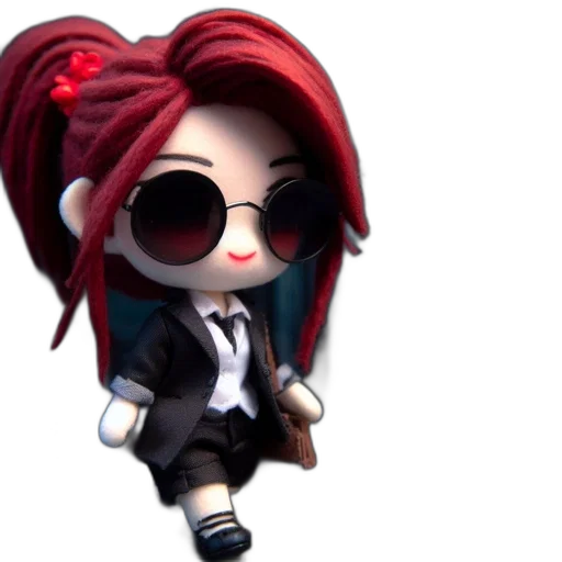 3d render, concept art, cartoon, cyberpunk, individual, stylish, yet, sinister transparent PNG cut-out