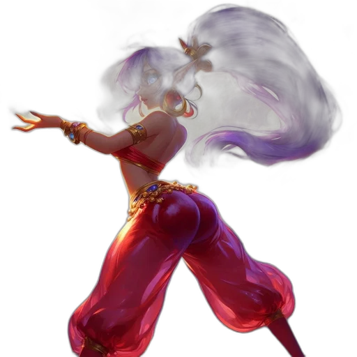 staff, concept art, fantasy art, pixel art, comic book art, red, animated, female transparent PNG cut-out