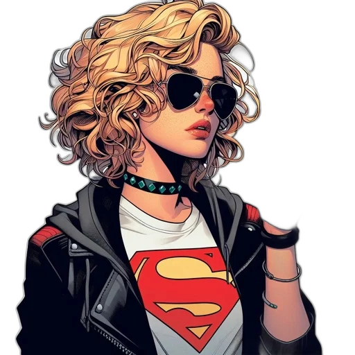 jacket, comic book art, cartoon, concept art transparent PNG cut-out