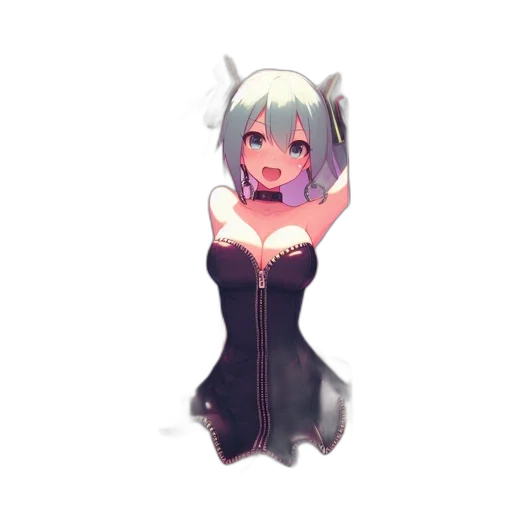 dress, creature, robot, mask, anime, 3d render, concept art, fantasy art transparent PNG cut-out