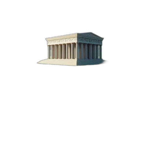 building, furniture, staff, jewelry, 3d render, concept art, photorealistic, vaporwave transparent PNG cut-out