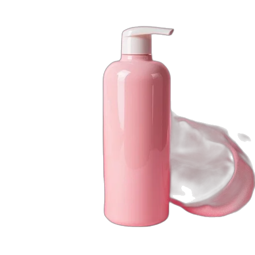 bottle, hair, mask, crown, 3d render, photorealistic, vaporwave, concept art transparent PNG cut-out