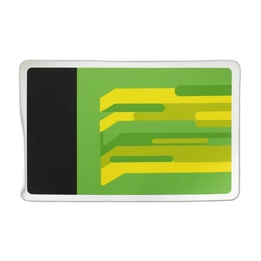 car, 3d render, pixel art, green, monochrome, neon, sticker, yellow transparent PNG cut-out