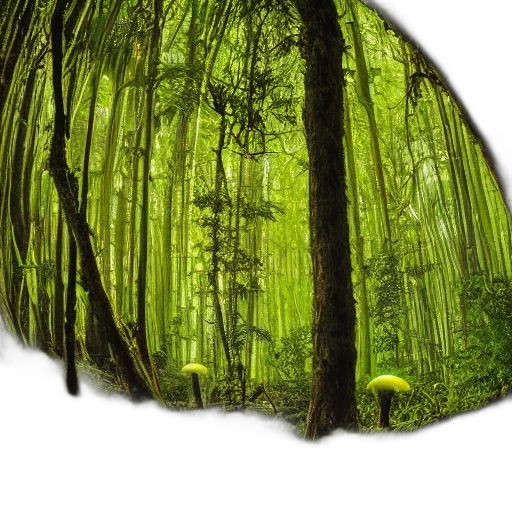tree, mask, hat, photorealistic transparent PNG cut-out