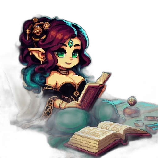 staff, fantasy art, pixel art, concept art, watercolor, fire, pixelated, animated transparent PNG cut-out