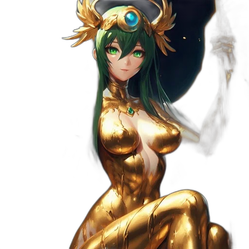 dragon, dress, staff, mask, fantasy art, concept art, anime, comic book art transparent PNG cut-out