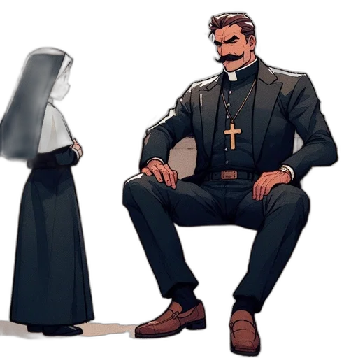 jacket, staff, furniture, weapon, concept art, pixel art, comic book art, 3d render transparent PNG cut-out