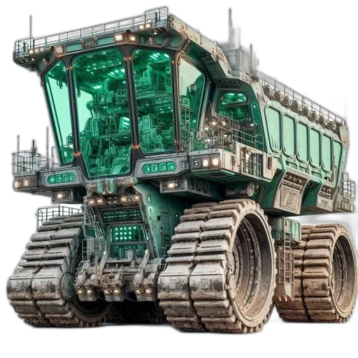 robot, weapon, car, animal, concept art, 3d render, massive, futuristic transparent PNG cut-out