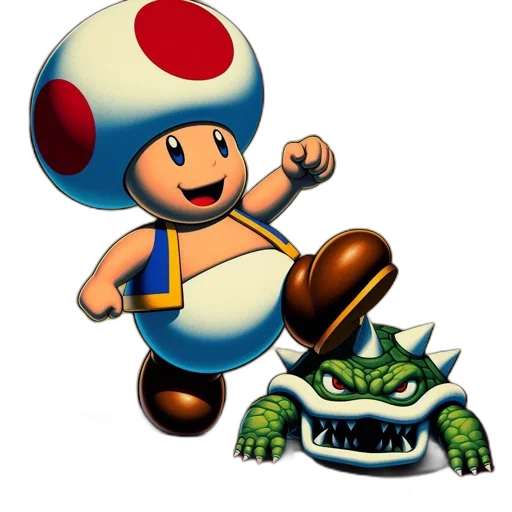 hat, concept art, 3d render, pixel art, fantasy art, poster, features, toad transparent PNG cut-out