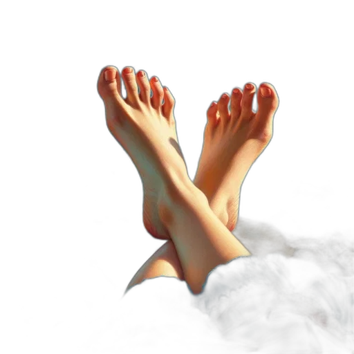 shoes, dragon, photorealistic, 3d render, concept art, watercolor, fog, fire transparent PNG cut-out