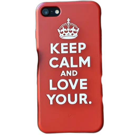 keep, calm, love, printmaker transparent PNG cut-out