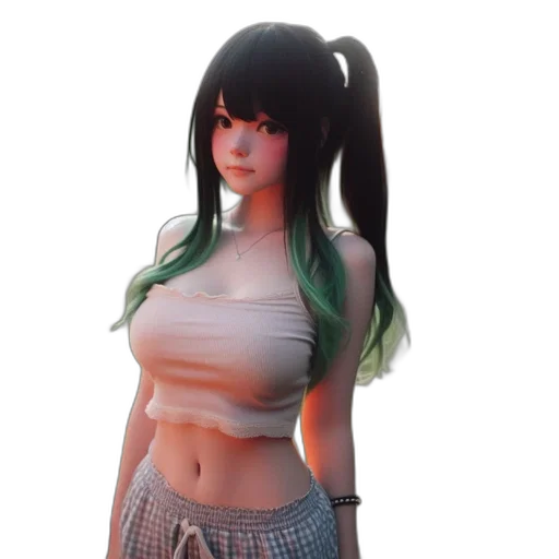 dress, staff, robot, weapon, 3d render, concept art, anime, photorealistic transparent PNG cut-out