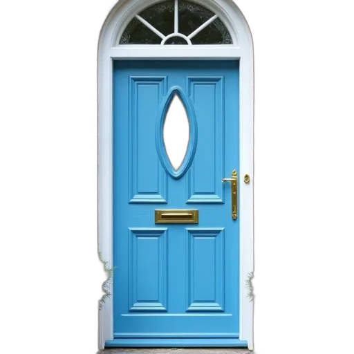 furniture, building, staff, 3d render, photorealistic, concept art, blue, front transparent PNG cut-out