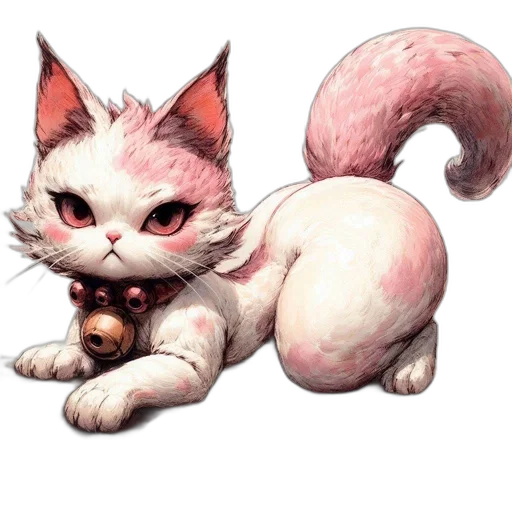 animal, creature, staff, weapon, concept art, fantasy art, pixel art, watercolor transparent PNG cut-out