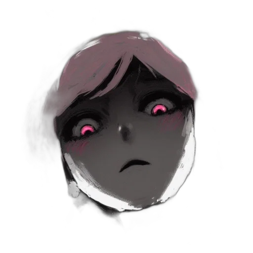 mask, face, creature, robot, concept art, watercolor, anime, vaporwave transparent PNG cut-out