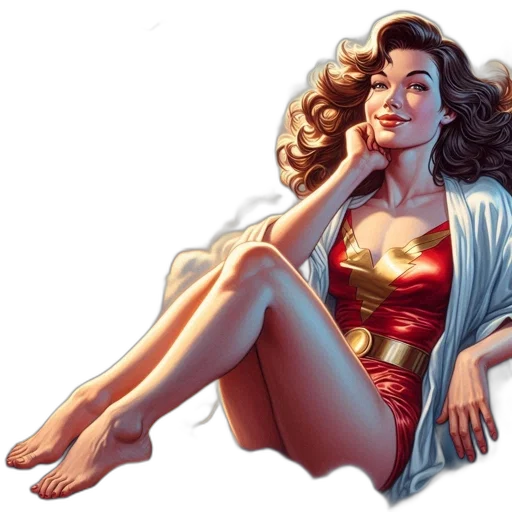dress, comic book art, concept art, fantasy art, photorealistic, fire, red, woman transparent PNG cut-out