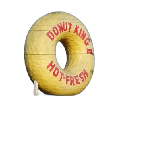 food, weapon, jewelry, furniture, 3d render, large, doughnut, sign transparent PNG cut-out