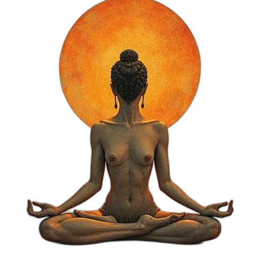 concept art, photorealistic, yoga, sutras transparent PNG cut-out
