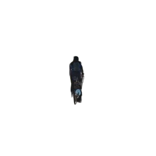 jacket, robot, dress, umbrella, pixel art, 3d render, concept art, cyberpunk transparent PNG cut-out