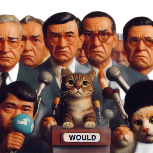 staff, concept art, comic book art, anthropomorphic, animals, gather, around, seated transparent PNG cut-out