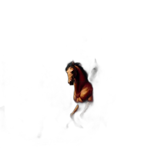 creature, animal, hair, dragon, pixel art, concept art, 3d render, photorealistic transparent PNG cut-out