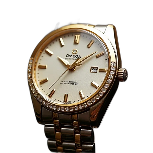 jewelry, omega, constellation, stainless, gold, quartz, watch, diamond transparent PNG cut-out