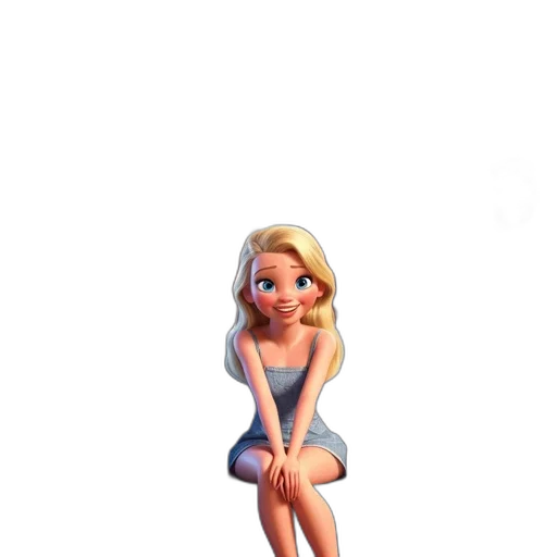 dress, 3d render, cartoon, concept art, photorealistic, snow, poster, coal transparent PNG cut-out