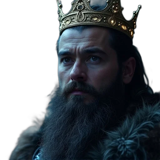crown, face, second, image, close-up, same, character, first transparent PNG cut-out