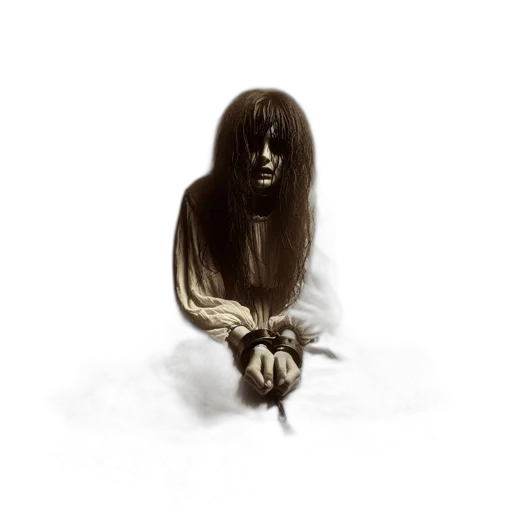 hair, mask, creature, face, photorealistic, concept art, 3d render, fantasy art transparent PNG cut-out