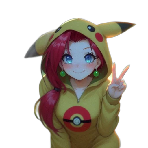 jacket, staff, dress, animal, anime, 3d render, pixel art, concept art transparent PNG cut-out