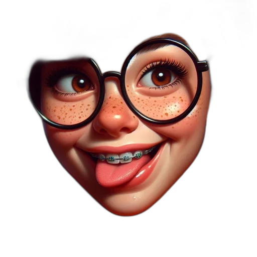 face, mask, creature, animal, 3d render, photorealistic, cartoon, concept art transparent PNG cut-out