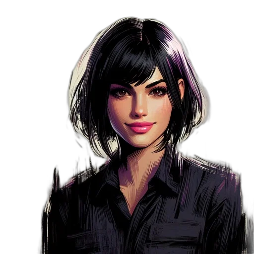 face, jacket, staff, comic book art, photorealistic, fantasy art, concept art, neon lights transparent PNG cut-out