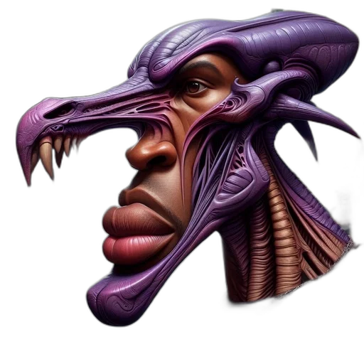 face, mask, dragon, creature, concept art, fantasy art, photorealistic, 3d render transparent PNG cut-out