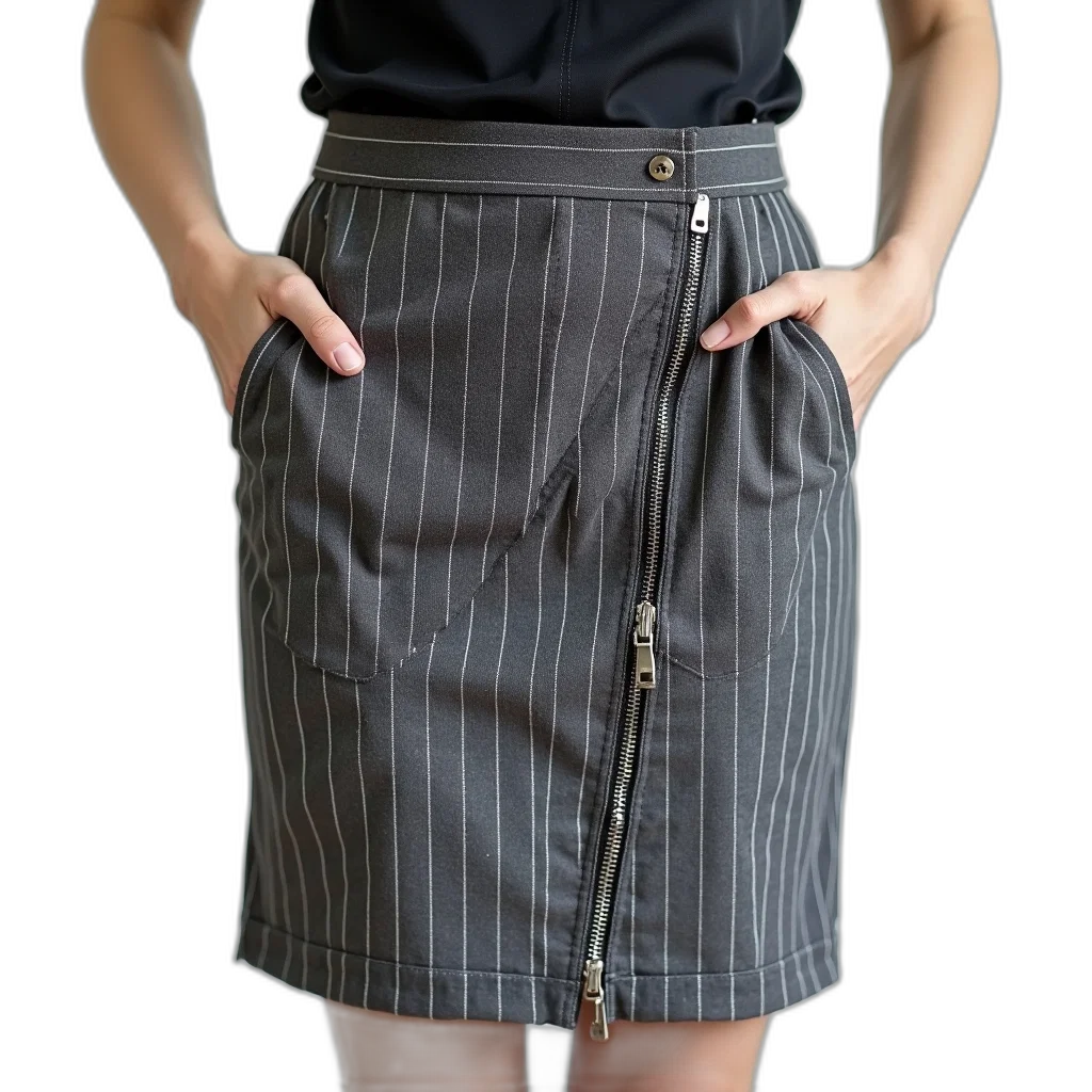 dress, staff, jacket, 3d render, monochrome, dark, earth tones, grey transparent PNG cut-out