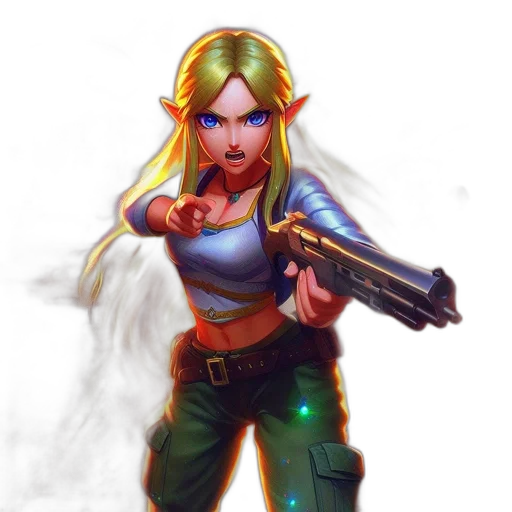 weapon, staff, concept art, fantasy art, pixel art, comic book art, animated, elf-like transparent PNG cut-out