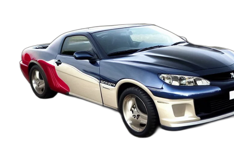 car, 3d render, photorealistic, anime transparent PNG cut-out