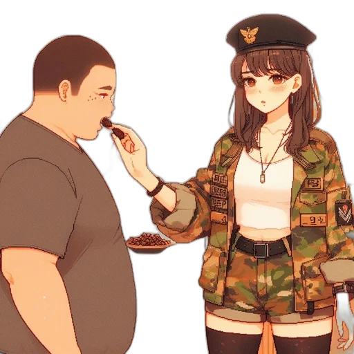 food, jacket, weapon, dress, anime, concept art, pixel art, cartoon transparent PNG cut-out