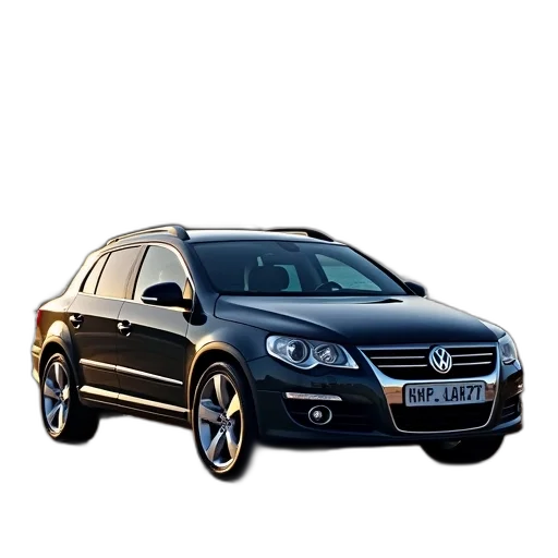 car, 3d render, 2009, volkswagen transparent PNG cut-out
