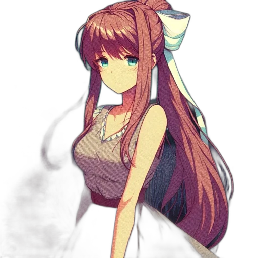 dress, staff, weapon, creature, anime, pixel art, concept art, fantasy art transparent PNG cut-out