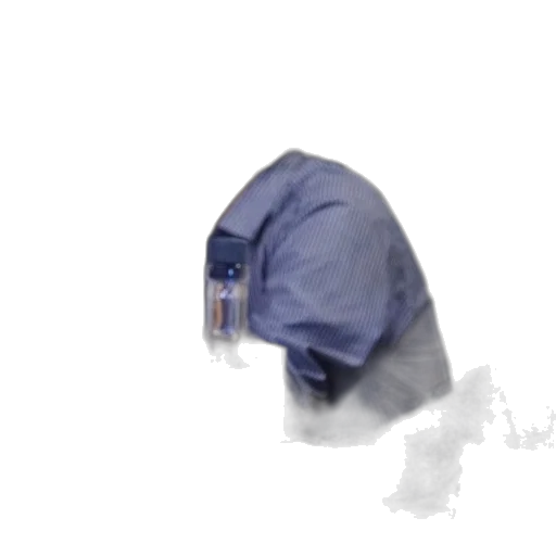 jacket, hat, umbrella, mask, 3d render, photorealistic, concept art, vaporwave transparent PNG cut-out