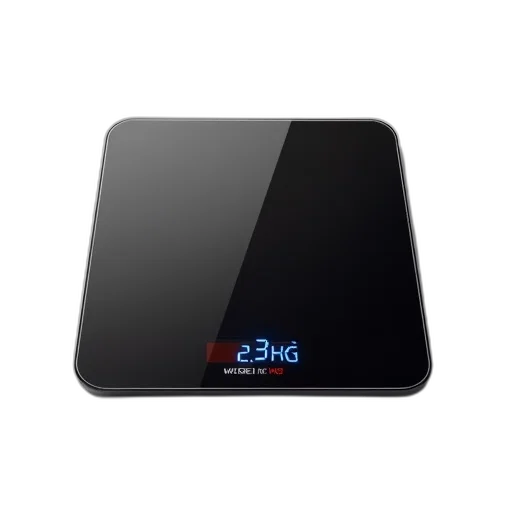 3d render, black, digital, scale, red, blue, display, showing transparent PNG cut-out