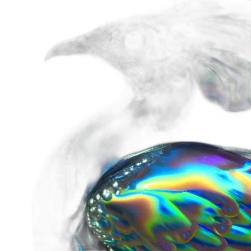 jewelry, hair, bottle, dragon, 3d render, photorealistic, concept art, vaporwave transparent PNG cut-out