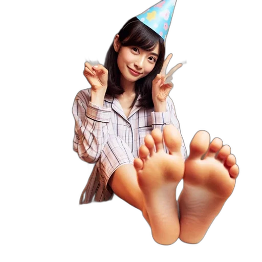 shoes, hat, umbrella, staff, photorealistic, 3d render, young, woman transparent PNG cut-out