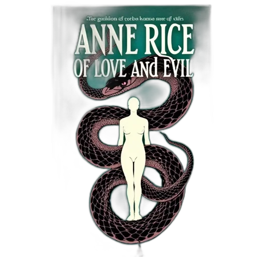 cover, book, anne, rice, love, evil, stylized, illustration transparent PNG cut-out
