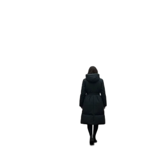 jacket, dress, umbrella, staff transparent PNG cut-out