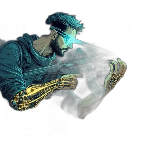 mask, concept art, vaporwave, watercolor, cyberpunk, fire, underwater, fog transparent PNG cut-out