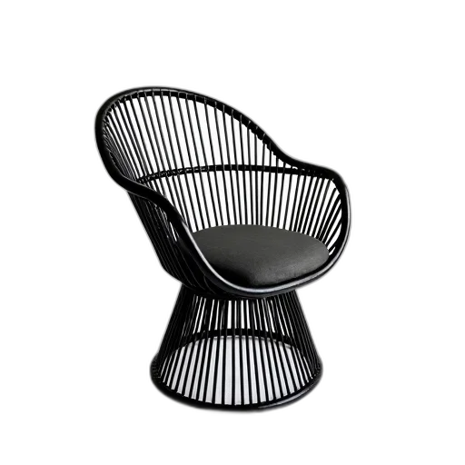 furniture, hair, hat, crown, 3d render, photorealistic, black, wicker transparent PNG cut-out