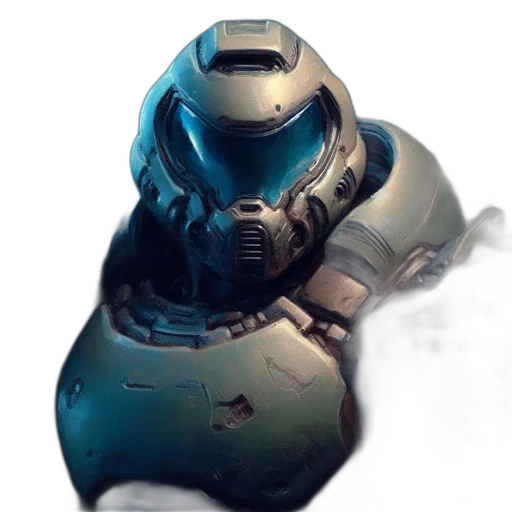 robot, weapon, mask, bottle, 3d render, concept art, photorealistic, fantasy art transparent PNG cut-out