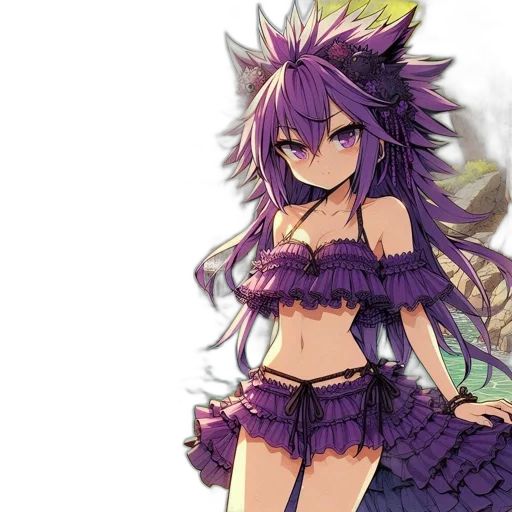 dress, dragon, staff, creature, pixel art, fantasy art, anime, concept art transparent PNG cut-out
