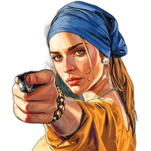 weapon, jewelry, staff, face, comic book art, photorealistic, fantasy art, concept art transparent PNG cut-out